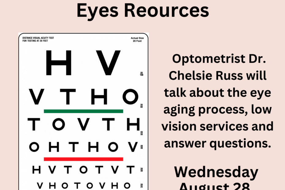 Low Vision and Aging Eyes Resources