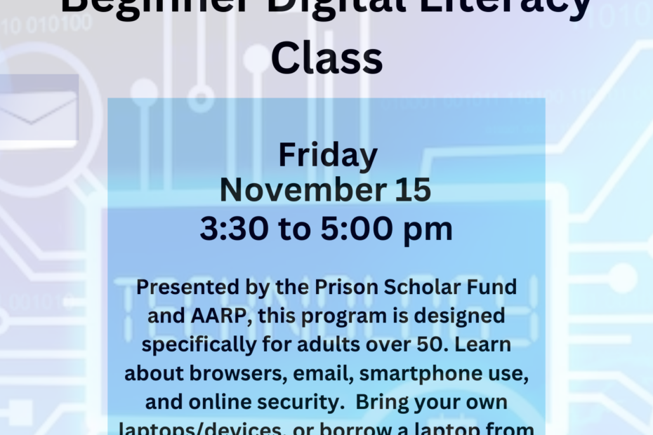 beginners Digital Literacy Class