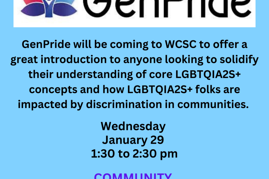 GenPride Introduction to core LGBTQIA2S+ concepts