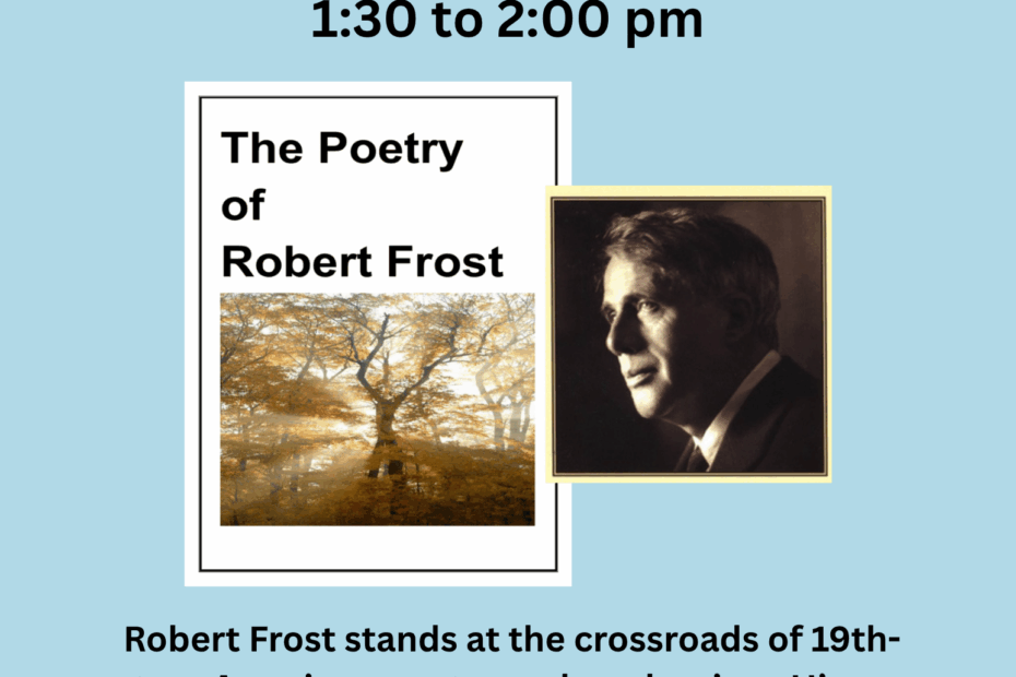 Poetry Reading Robert Frost