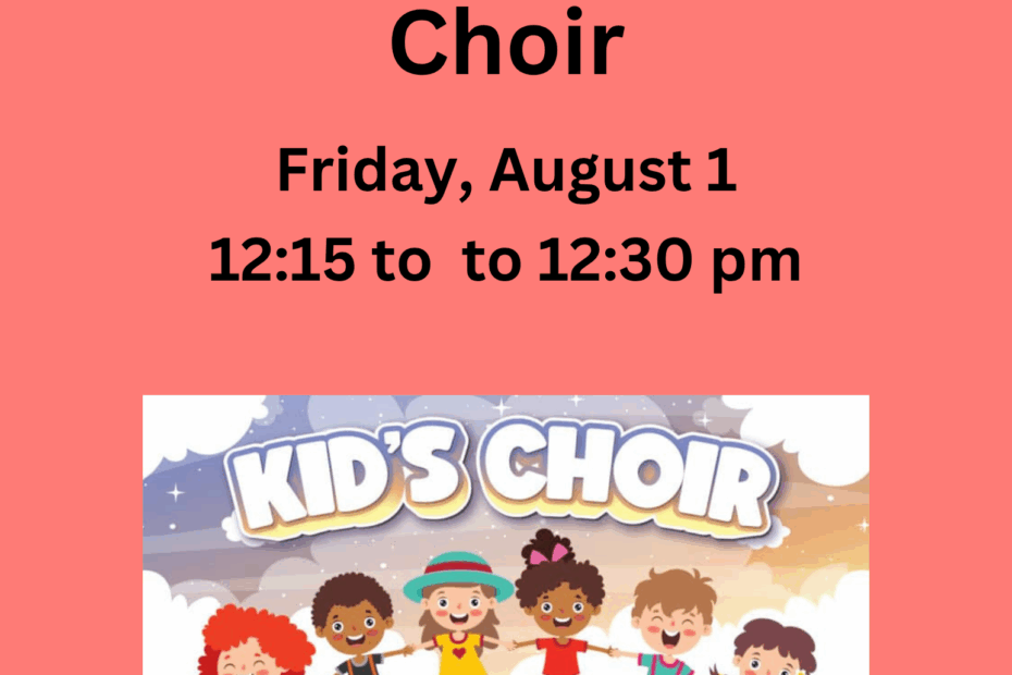 Meridian School Summer Camp Choir