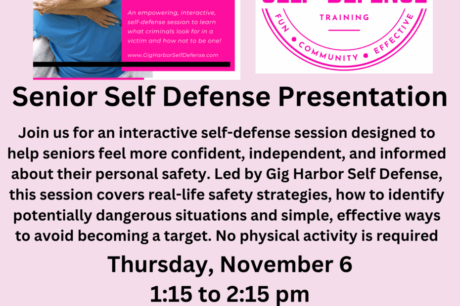Senior Self Defense Presentation
