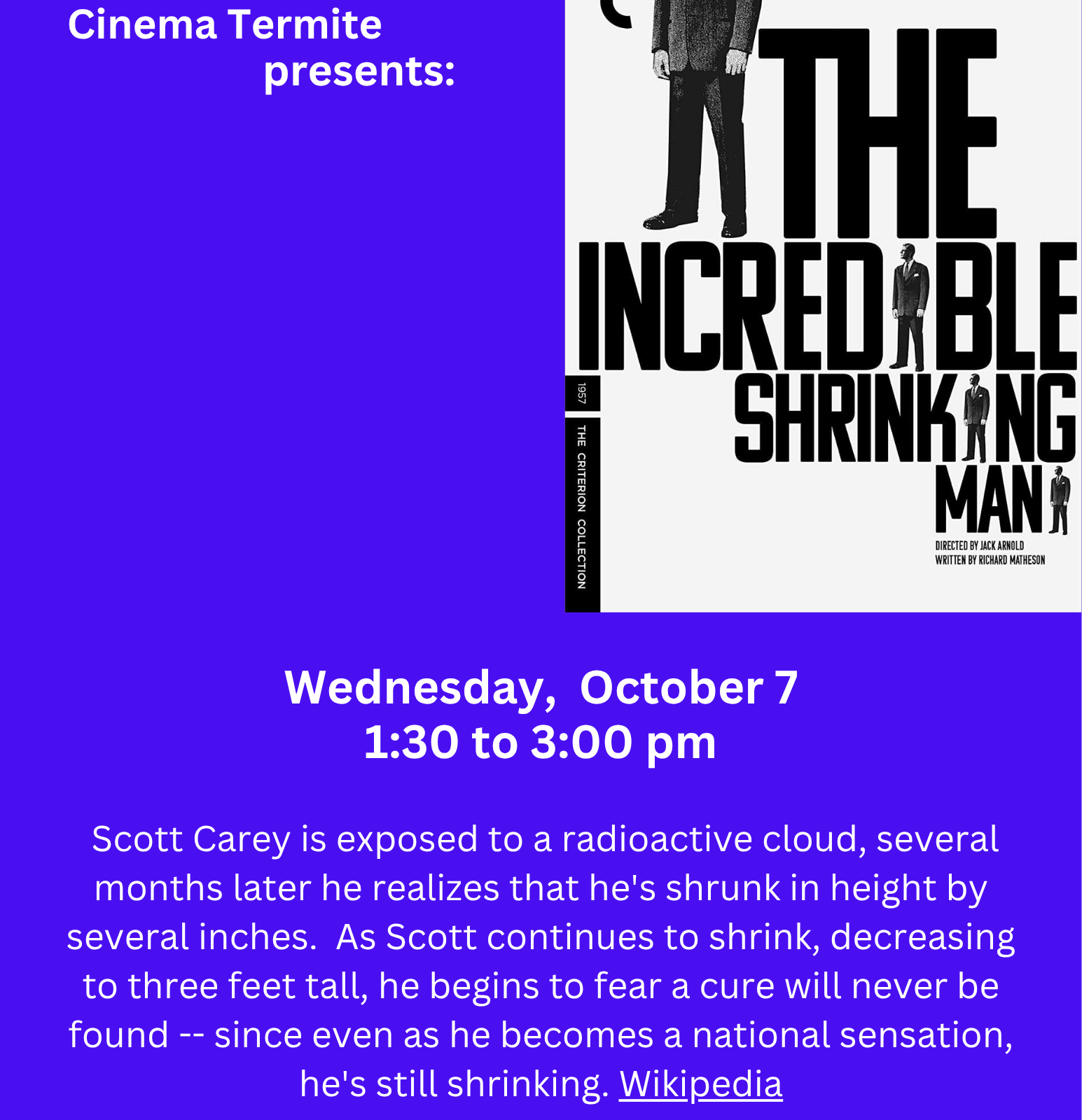 The Incrible Shrinking Man- Movie